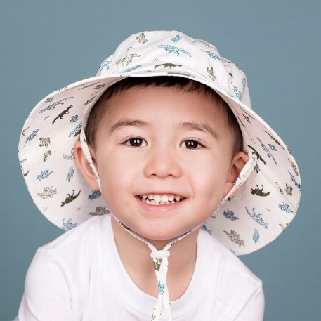 Chapeau en coton UV - Dino | Jan & Jul