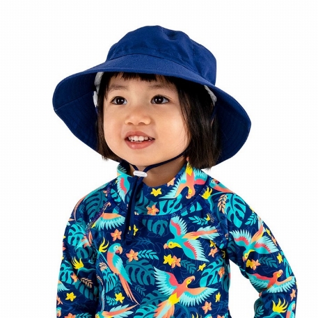 Chapeau en coton UV - Marine | Jan & Jul