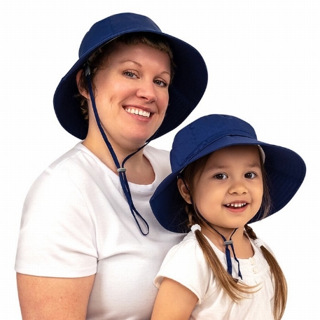 Chapeau en coton UV - Marine | Jan & Jul