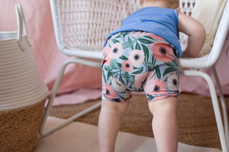 Short évolutif - Fleurs corail | Nine Clothing