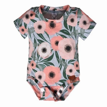 Cache-couche évolutif - Fleurs corail | Nine Clothing