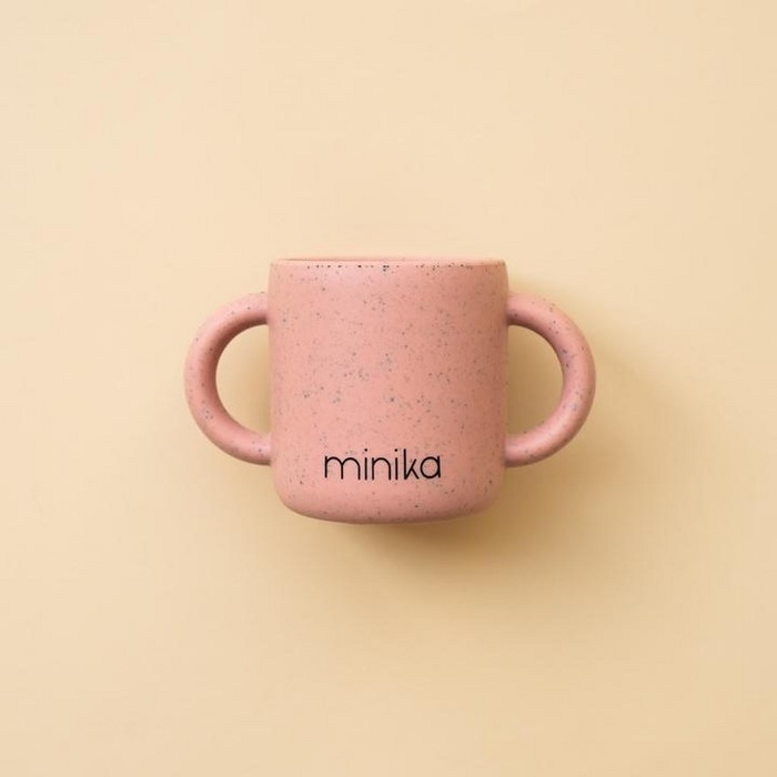 Tasse d'apprentissage avec poignées - Sorbet | Minika