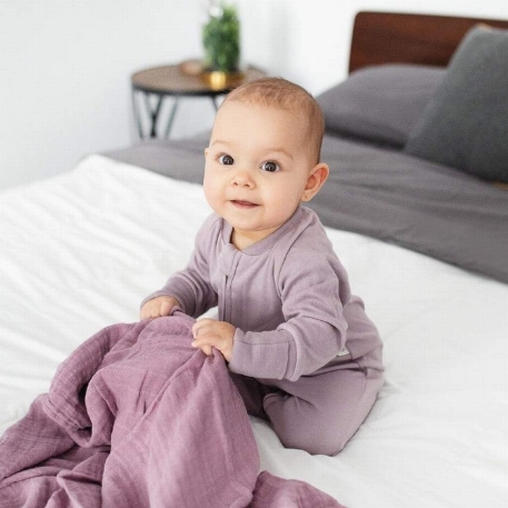 Pyjama en bambou - Prune | Perlimpinpin