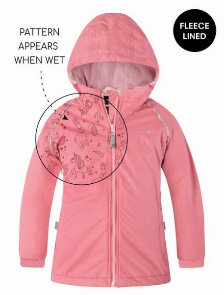 Manteau imperméable doublé - Rose | Therm