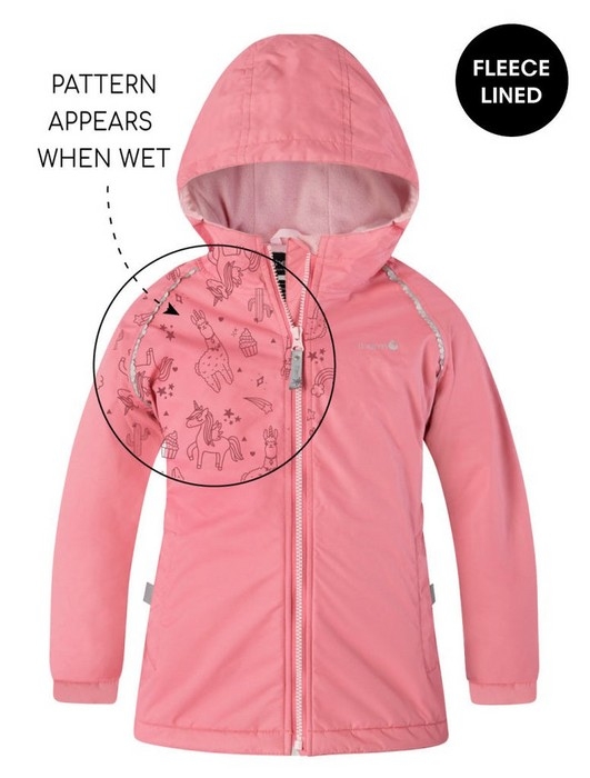 Manteau imperméable doublé - Rose | Therm