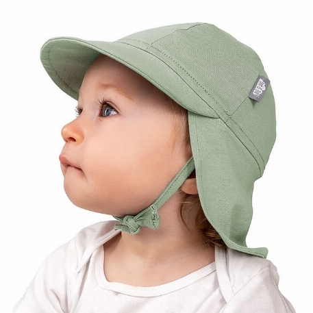 Casquette en coton UV - Vert Juniper | Jan & Jul