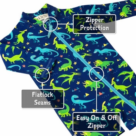 Maillot de bain UV - Dinoland | Jan & Jul