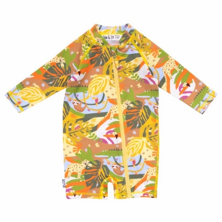 Maillot de bain UV - Amis de la jungle | Jan & Jul 6-12M