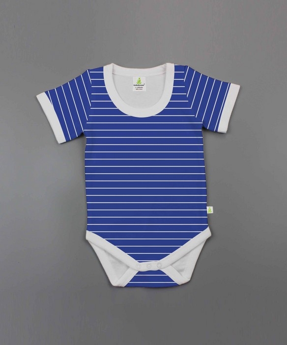 Cache-couche - Bleu rayé | Imababywear