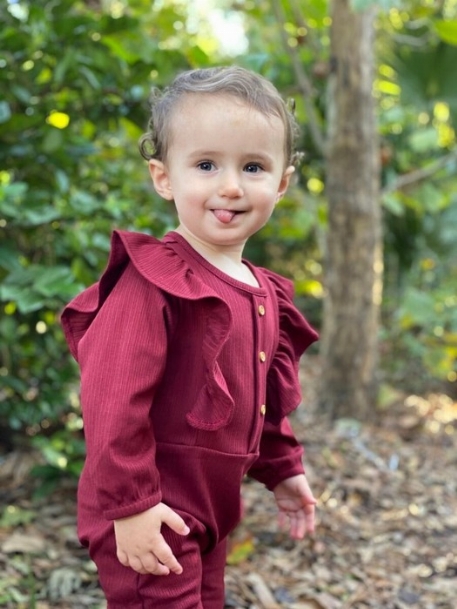 Romper Alaya - Burgundy | Vignette