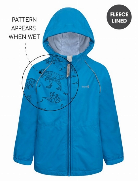 Manteau imperméable doublé - Bleu | Therm