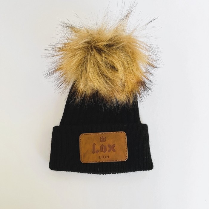 Tuque d'hiver - Noir | Lox Lion