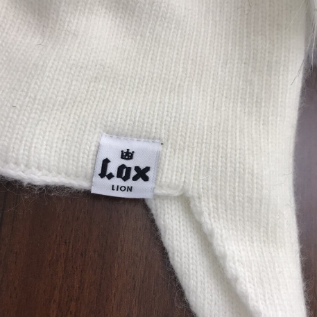 Tuque Angora Macaza - Blanc | Lox Lion