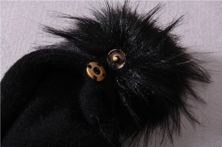 Tuque angora Macaza - Noir | Lox Lion