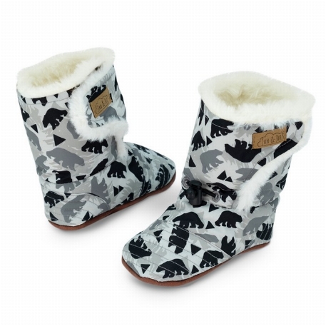 Chaussons hiver - Ours | Jan & Jul