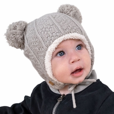 Tuque Ourson - Gris | Jan & Jul