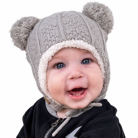 Tuque Ourson - Gris | Jan & Jul