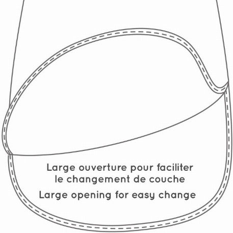 Sac de nuit - Coeurs (1 Togs) | Perlimpinpin