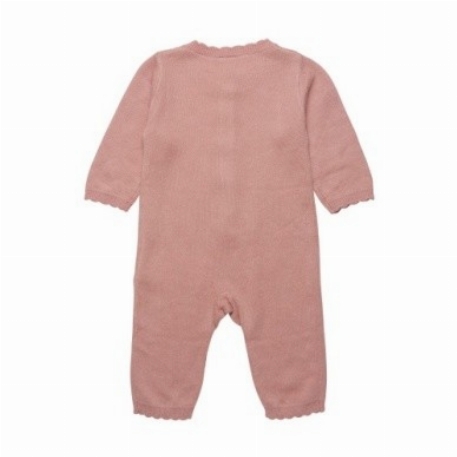 Romper en tricot - Peach Beige | Fixoni