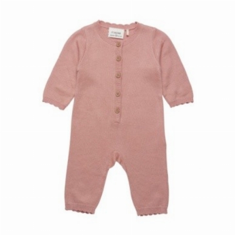 Romper en tricot - Peach Beige | Fixoni