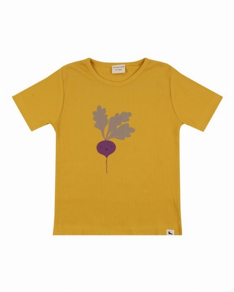 Chandail côtelé Beet Pals - Mustard | Turtledove London