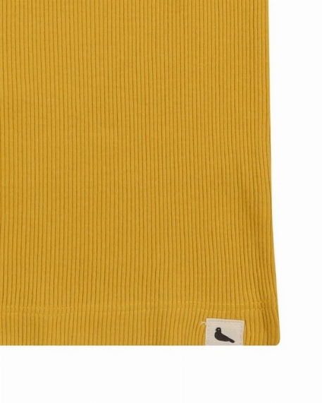 Chandail côtelé Beet Pals - Mustard | Turtledove London