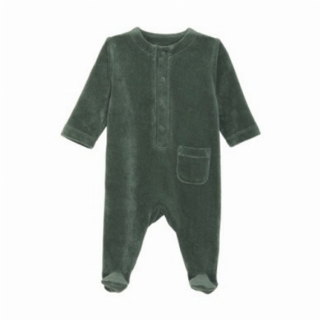 Romper en velour - Vert | Fixoni