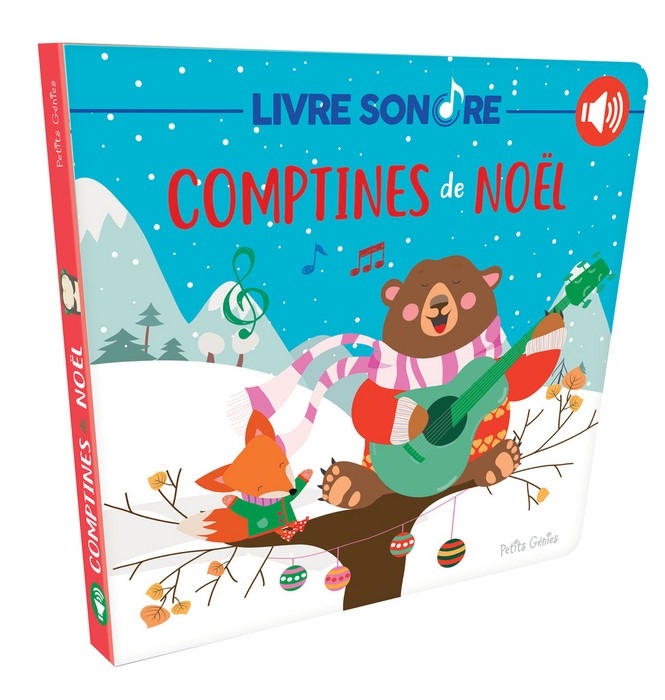 Livre sonore - Comptines de Noël | Petits Génies