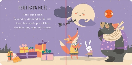 Livre sonore - Comptines de Noël | Petits Génies