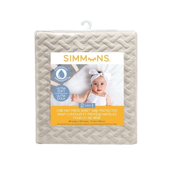 Drap de couchette imperméable 2 en 1 - Sand | Simmons