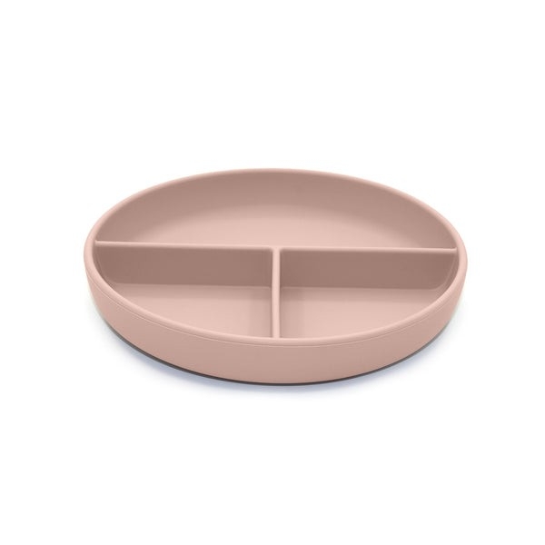 Assiette divisée en silicone - Soft Blush | Noüka