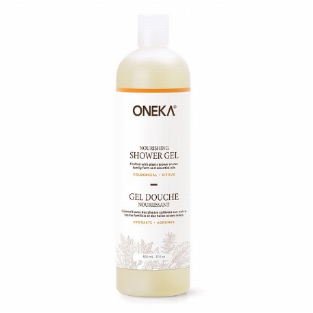 Gel douche - Hydraste + Agrume - 500 ml - Oneka