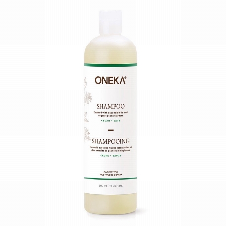 Shampoing - Cèdre + Sauge - 500 ml - Oneka