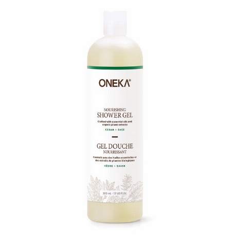 Gel douche - Cèdre et Sauge - 500 ml - Oneka