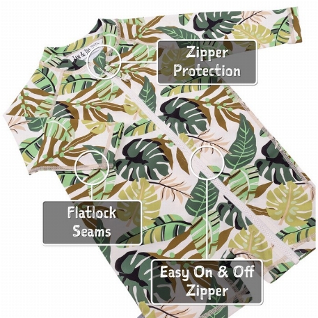 Maillot de bain UV - Green Tropical | Jan & Jul