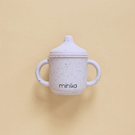 Verre à bec en silicone - Lavender | Minika