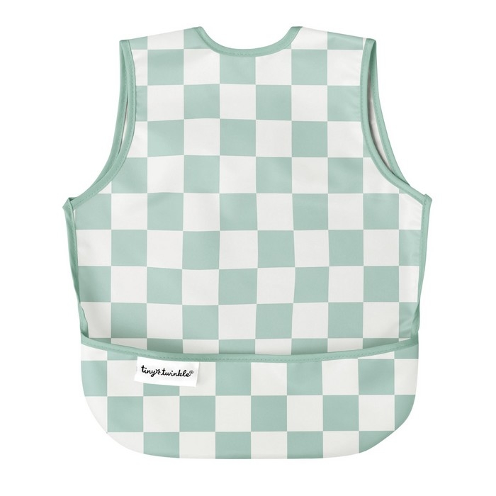 Tablier anti-dégats - Sage Checkers | Tiny Twinkle