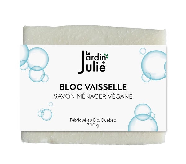 Bloc vaisselle - Savon solide pour laver la vaisselle | Le Jardin de Julie