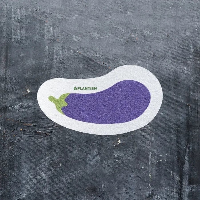 Éponge pliable - Aubergine | Plantish