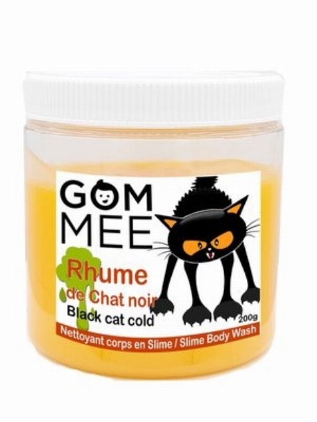 Slime moussante - Rhume de chat noir 200G | GOM-MEE