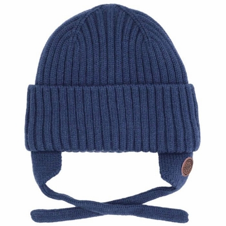 Chapeau Tricot Côtelé - Blue | Calikids