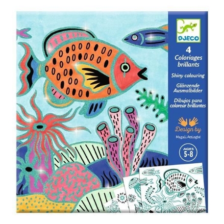 Coloriages surprises - Sous la mer