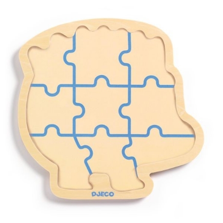 Puzzlo Kipic - 9 pcs | Djeco