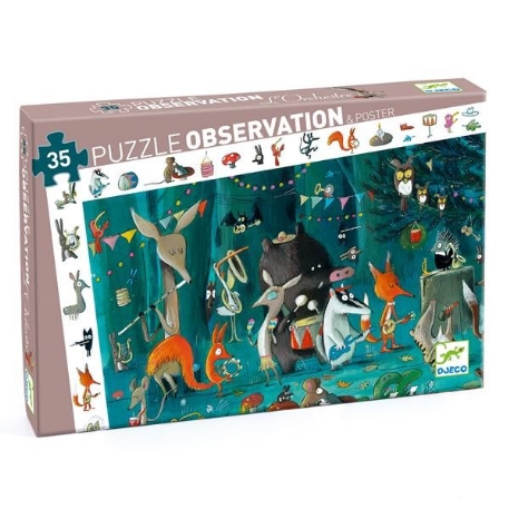 Puzzle observation - L'orchestre - 35 pcs | Djeco