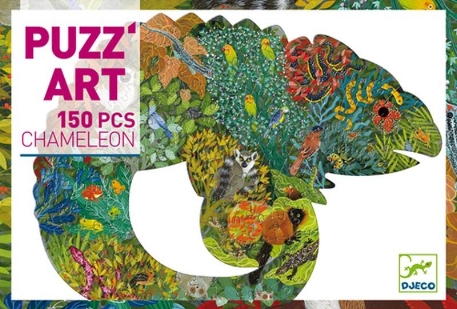 Puzz'art - Chameleon - 150 pcs | Djeco