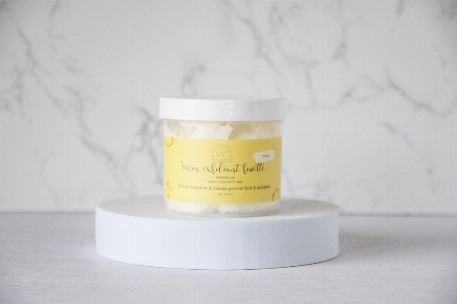 Savon exfoliant fouetté | Fruit de passion & ananas | Savonnerie Poussière d'étoile