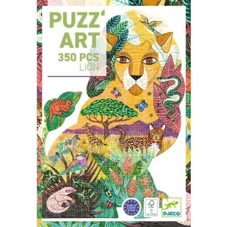 Puzz'art - Lion - 350 pcs | Djeco