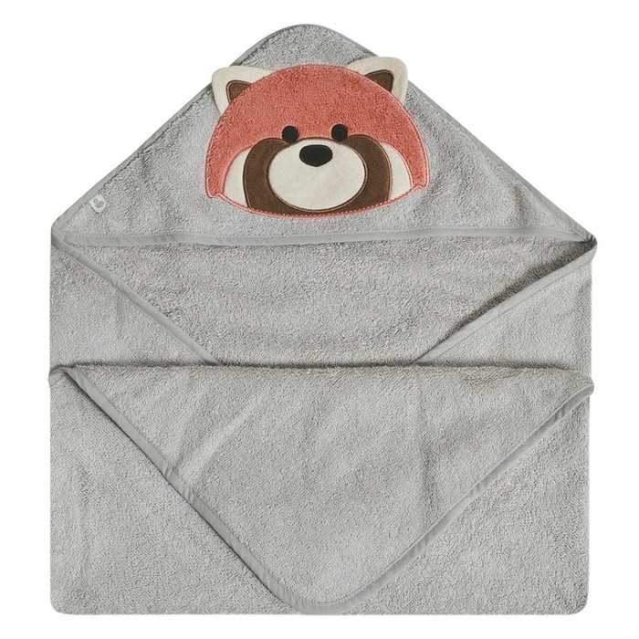 Serviette à capuchon - Panda rouge | Perlimpinpin