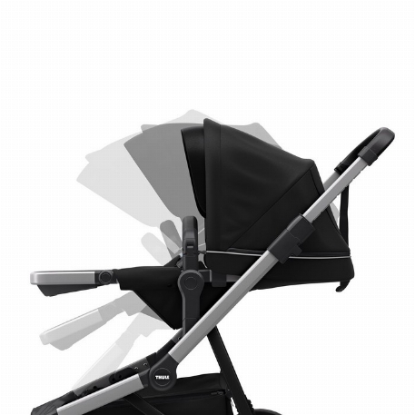 Poussette Sleek City - Aluminium/midnight black | Thule